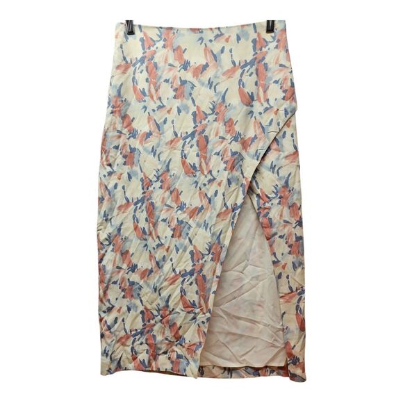 NWT Abercrombie & Fitch watercolor maxi skirt Size M - Picture 1 of 14